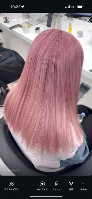 ロング カラー 海外girl/ハイト ーン/riko🫧のヘアスタイル