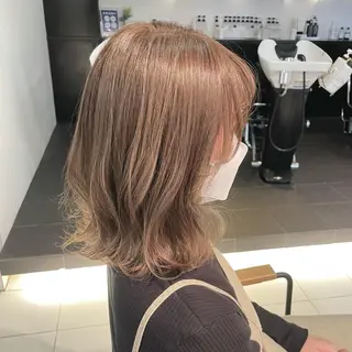 ミディアム カラー 透明感カラー/ 寺田千雅子のヘアスタイル