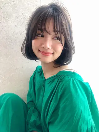 ミディアム カラー hao所属・西山 頌太のヘアスタイル