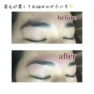 ミディアム カラー パーマ ヘアアレンジ ネイル マツエク・マツパ 眉毛サロン DUAL 恵比寿の眉毛・アイブロウイメージ