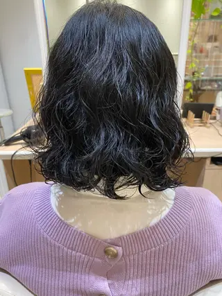 ミディアム パーマ 🩵波巻き/ツイスパ HARU💎のヘアスタイル