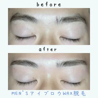 メンズ アイブロウ soposilma 🧸今季OPENのマツエク・マツパデザイン