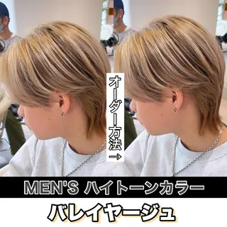 ミディアム カラー メンズ SNSで大バズり‼️ 欧米風ヘア大ヒット中のヘアスタイル