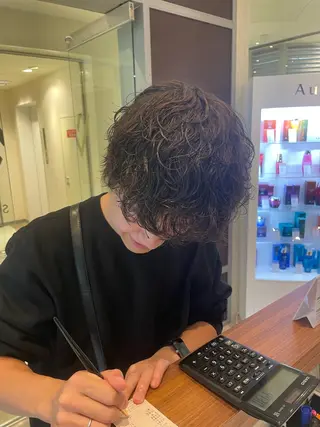 メンズ 韓国ヘア/そら レイヤー透明感カラーのヘアスタイル