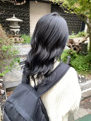 ミディアム カラー 韓国風デザイン 💐MIZUKI💐のヘアスタイル