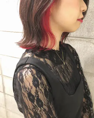 ショート カラー ボブ/ミニボブ/ 立河今日子のヘアスタイル