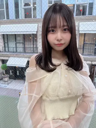 セミロング カラー 髪質改善will hairdesignのヘアスタイル