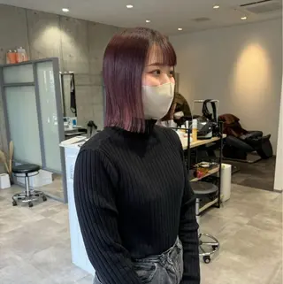 ショート カラー Leyシェアサロン所属・中井亜未/ 姫路ボブのヘアスタイル