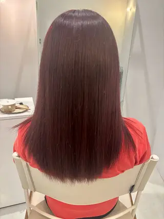 カラー 梅村 真綾のヘアスタイル