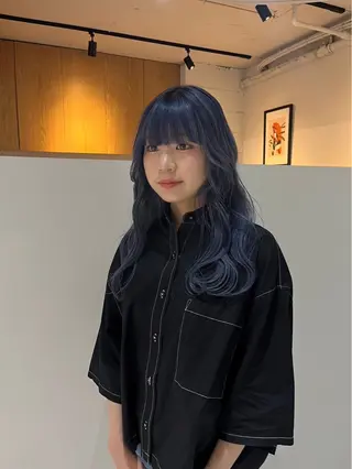 ロング カラー くすみカラー/ 海外ヘア/ろーれんのヘアスタイル