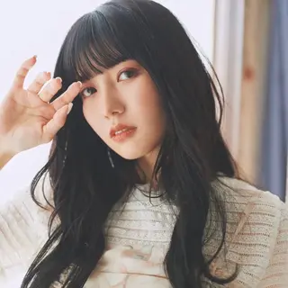 ロング sweep☁️ ルカ┊透明感カラーのヘアスタイル