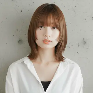 ミディアム ショート〜ミディアム 喜多司のヘアスタイル