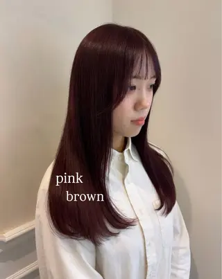 ロング カラー ハイトーン/ レイヤーカットyuiのヘアスタイル