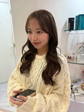 ロング カラー ともか 名駅/ワンカラーのヘアスタイル