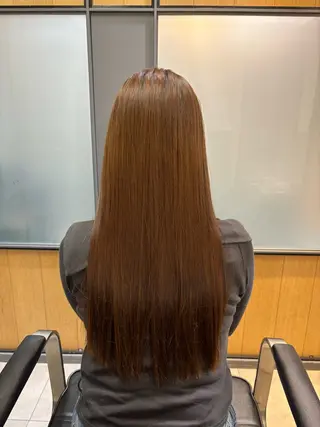 ロング ✨津田佐功/兵庫三宮 /カラー/縮毛矯正✨のヘアスタイル