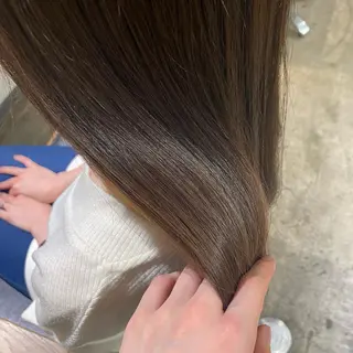 ミディアム カラー 🌼透明感艶カラー オリーブ🌼河村咲のヘアスタイル