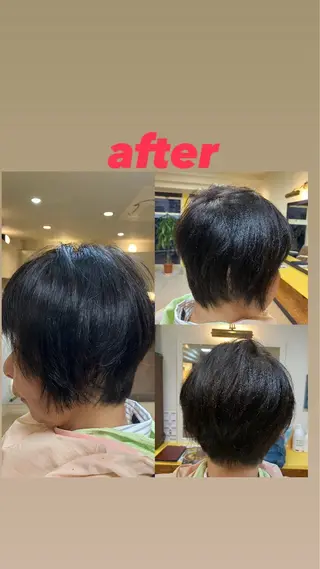 ショート カラー 横田 尚登のヘアスタイル