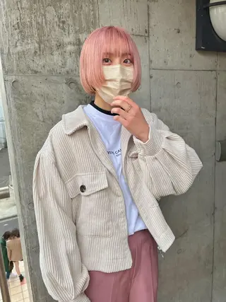 ショート ハイトーンNo.1✨ パーマ✨イマイタツヤのヘアスタイル