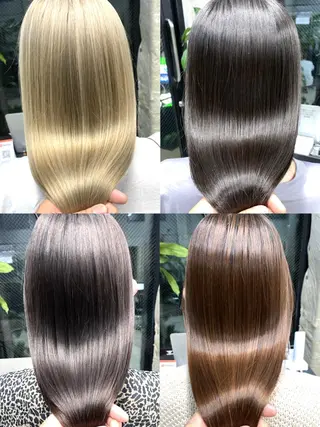 セミロング カラー パーマ OVER→三軒茶屋 /縮毛矯正・髪質改善のヘアスタイル