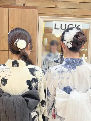 ヘアアレンジ ヘアアレンジ 裾カラー/Aya🥀のヘアスタイル