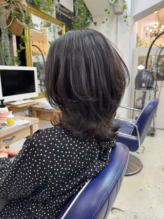 ミディアム 仲田 大記のヘアスタイル