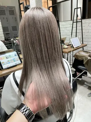 ロング カラー メンズ キッズ バレイヤージュ🌱 渡邉悟🌱のヘアスタイル