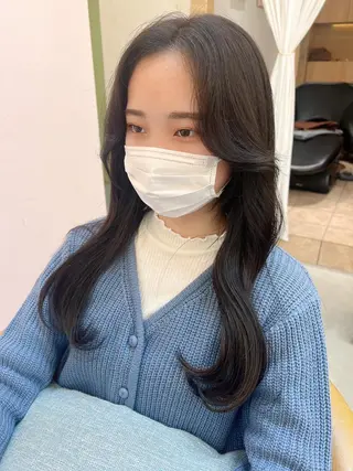 ロング 🌷韓国レイヤー/艶 カラー🇰🇷amiのヘアスタイル