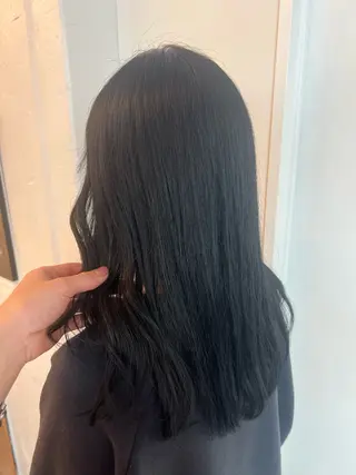 セミロング カラー tomu/天神大名/ 透明感カラー🐧のヘアスタイル