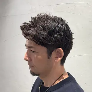 ショート パーマ メンズ 楽で簡単に決まる メンズヘア💥曽我尾のヘアスタイル