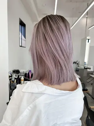 ミディアム カラー Nought etre 西金沢のヘアスタイル