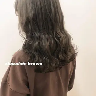 セミロング カラー GOODDAY ヘアサロンのヘアスタイル