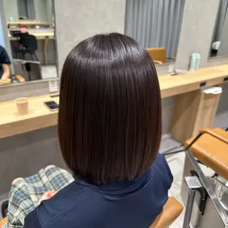 ミディアム 大角 千里のヘアスタイル