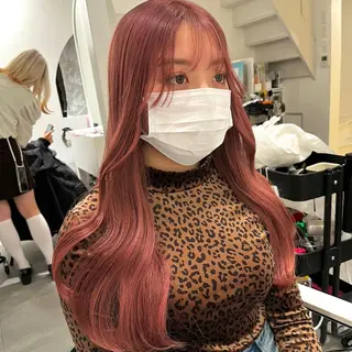 ロング カラー MOE🐈‍⬛🎀 エクステ/ワンホンのヘアスタイル