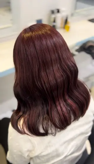 セミロング ふんわり🐏ガーリー ベージュ🤎こころのヘアスタイル