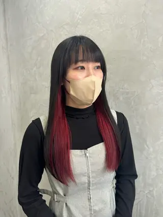 カラー fudge所属・MaisonHALU 松浦光咲のヘアスタイル