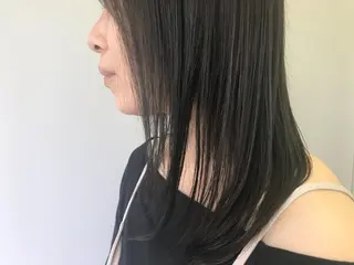 セミロング 原 梢のヘアスタイル
