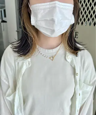 ミディアム カラー 🌼sunc HINAMI🌼のヘアスタイル