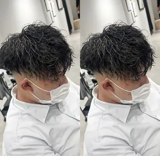 ショート メンズ センターパート /植田のヘアスタイル