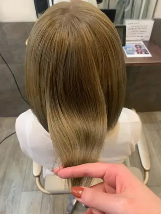 ミディアム number天王寺 スタイリストほたるのヘアスタイル