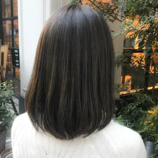 ミディアム LOMA🇰🇷 銀座クボタのヘアスタイル