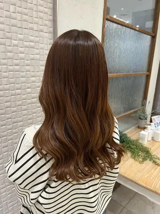 カラー ばんちなつ / ボブ/透明感カラーのヘアスタイル