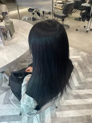 セミロング カラー カラーモデル⚡️ REONのヘアスタイル