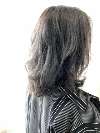 ミディアム カラー 舘野 太嘉宏のヘアスタイル