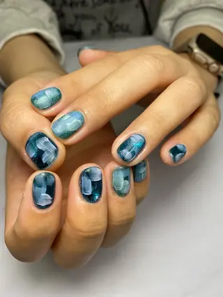 ネイル 草加ニュアンスネイル 🌚hersのネイルデザイン