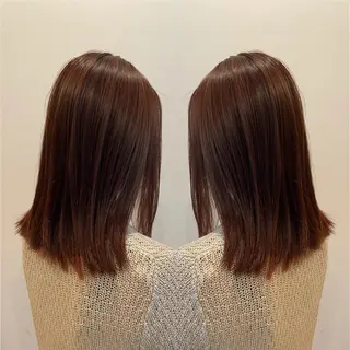 セミロング カラー 坂井翔　kiju オーナースタイリストのヘアスタイル