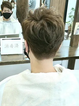 ショート カラー メンズ 【大宮】デザイナー Anne 諳 アンのヘアスタイル