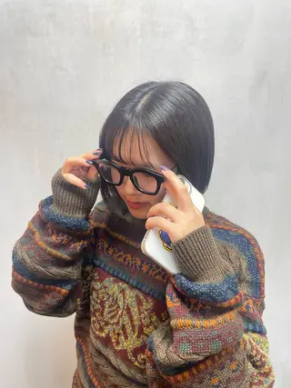 ショート acroあべの店所属・🧸ブリーチモデル /透明感🎀のヘアスタイル