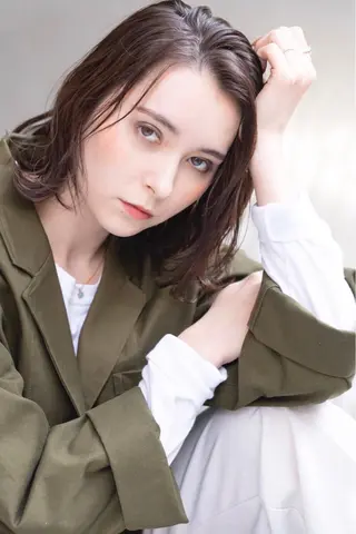 ミディアム カラー 髪質改善/艶髪特化 /柔らかさ/清水翔矢のヘアスタイル