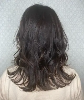 ロング ヘアアレンジ サロンド・かわの所属・岡野 咲絢【さあや】のヘアスタイル