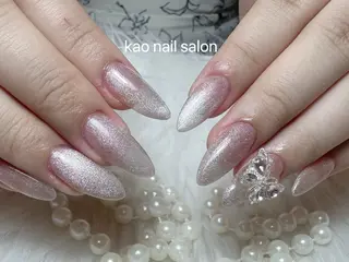 ネイル kao nail マグネット/長さだしのネイルデザイン